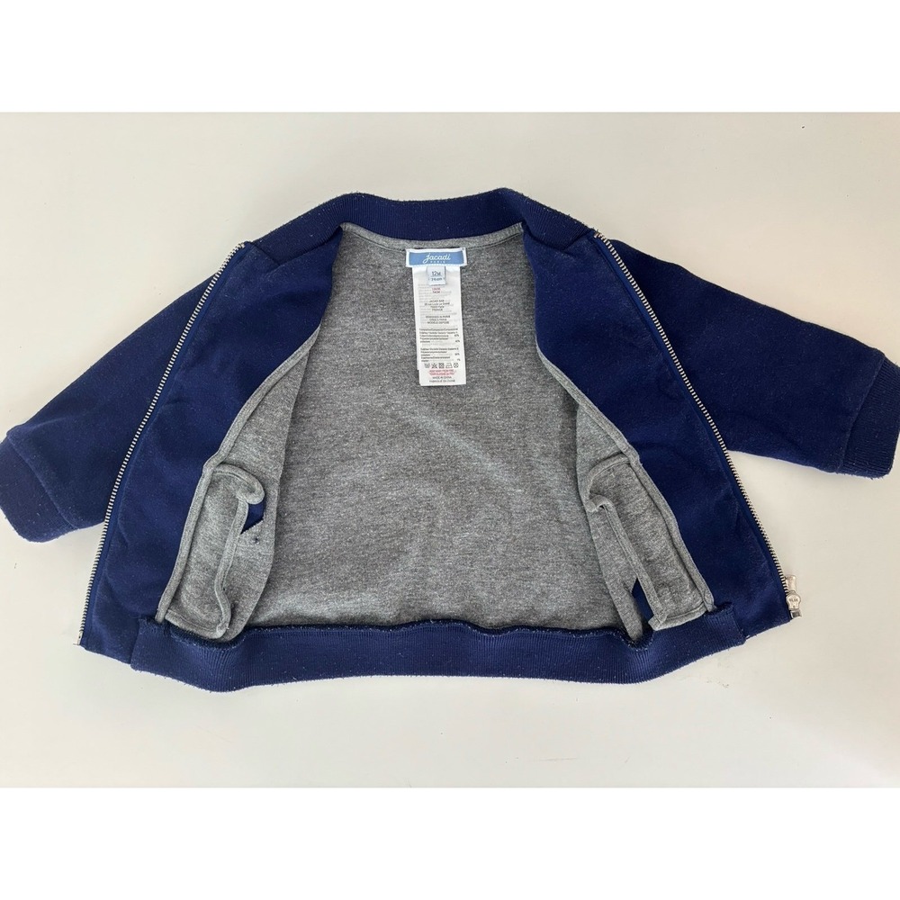 Jacadi Baby Cotton Bomber Jacket - Picture 3 of 6